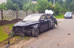 Działacz PiS rozbił służbowe auto żony, która pracuje w elektrowni Ostrołęka