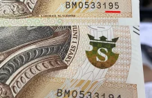 Bankomaty wydają same nowe banknoty. Jedna seria, kolejne numery. NBP...