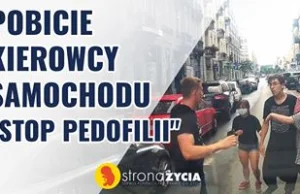 Pobicie kierowcy samochodu "Stop Pedofilii"