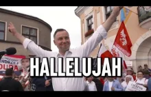 "Prezydent miał łzy w oczach". W Skoczowie zaśpiewali dla Dudy Halleluja...