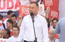 Duda odlatuje w Bolesławcu "Niemcy chcą wybierać prezydenta!"