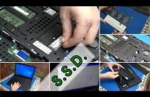 Instalacja dodatkowego dysku SSD do laptopa.