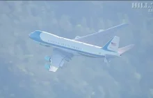 Niesamowite nagranie z lotu Air Force 1. Tak samolotu prezydenta jeszcze...