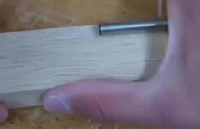 Ładny wizualny sposób na wzmocnienie połączenia dwóch elementów drewna