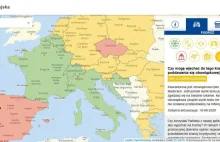 Mapa ograniczeń w podróżowaniu po Europie: COVID-19
