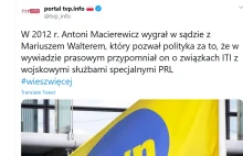 TVP właśnie opublikowało artykuł o związkach TVN z WSI