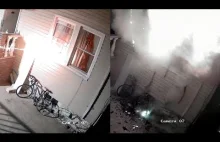 Amerykanin nie zauważył, jak podpalił własny dom fajerwerkami