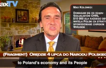 Mariusz Mad Max Kolonko obiecuje 10 tys. dolarów dla każdego Polaka od Chin