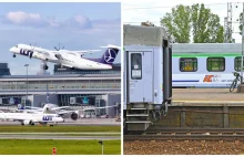 W Polsce samolot konkuruje z pociągiem. W Europie trend jest odwrotny