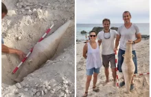 Turyści znaleźli na plaży amforę sprzed 2000 lat (GALERIA