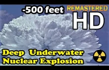 Zremasterowane wideo w jakości HD Tsunami Bomba jądrowa test podwodny