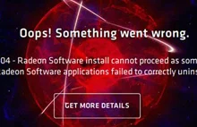 Radeon software błąd 1604 naprawa częstego błędu