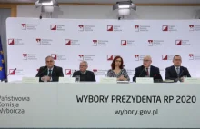 PKW: Nie będą podawane cząstkowe wyniki wyborów - kolejna konferencja po...