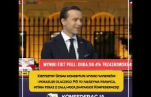 Krzysztof Bosak komentuje wyniki II tury wyborów
