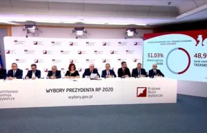PKW podała oficjalne wyniki. Andrzej Duda zwycięzcą wyborów prezydenckich
