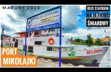 Mazury 2020 - Rejs na Jezioro Śniardwy z Mikołajek, Żegluga Mazurska