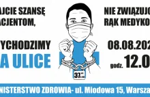 8 sierpnia manifestacja medyków. Chodzi m.in. o nowelizację Kodeksu karnego