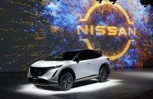 Elektryczny Nissan Ariya i nowe logo marki