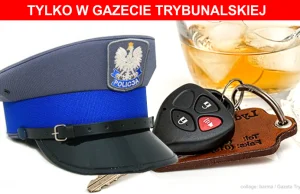 Pijany policjant sprawcą kolizji i miłosierny prokurator z Bełchatowa