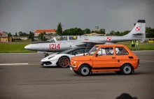 "Odlotowy" wyścig na poznańskim lotnisku. Lamborghini SVJ ścigało się z...