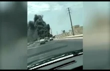 Tajemnicze pożary w porcie morskim Iranu. Video. –