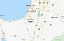 Użytkownicy internetu zauważyli brak Palestyny w spisie map Google i Apple.