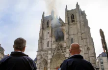 Nantes. Przyczyną pożaru katedry było najpewniej podpalenie.