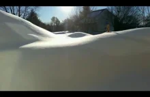 Minutowy time lapse burzy śnieżnej trwającej 48 godzin. Vriginia, USA.