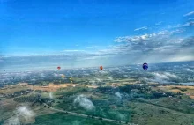 Nieziemskie widoki nad Ełkiem. Zdjęcia z lotu balonem robią wrażenie!