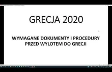 Grecja 2020 Wymagane dokumenty przed wylotem do Grecji (Formularz PLF,...