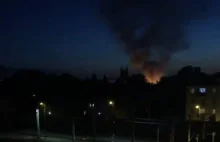 Potężny pożar w Warszawie. Ogień i dym widać z kilkunastu kilometrów