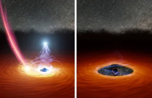 Astronomowie obserwują po raz pierwszy, jak korona czarnej dziury znika...