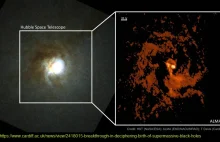 Supermasywne czarne dziury w centrach galaktyk powstały na początku Wszechświata