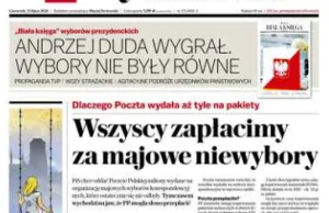 Poczta Polska przepłaciła za pakiety wyborcze 6-krotnie