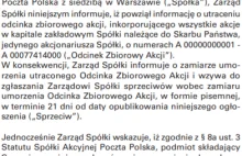 Poczta Polska zgubiła wszystkie swoje akcje