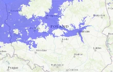 Floodmap.net - mapa powodziowa, wzrostu poziomu morza