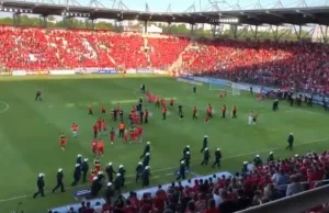 "Wypier****ć" Skandal po awansie Widzewa!