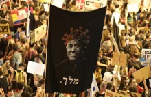 "Mamy was dość". Tysiące protestujących przed rezydencją premiera Izraela.