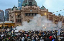 Protesty BLM w Melbourne kontra regulacje prawne