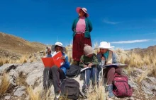Zdalne nauczanie w peruwiańskich Andach.