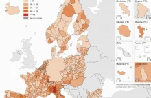 160 000 dodatkowych zgonów w Europie od marca do maja