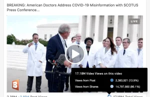 Facebook, Google/YouTube, Twitter Censor Viral Video of Doctors' Capitol...