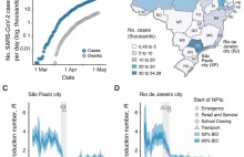 Rozwój i zasięg epidemii koronawirusa w Brazylii