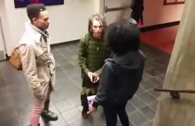 Dziewczyna o wiadomym kolorze skóry atakuje na tle rasistowskim białego chłopaka