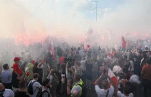 Tłumy w centrum stolicy. Ruszył marsz pod hasłem "niemieckie zbrodnie...