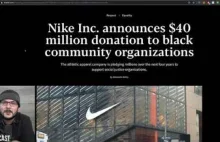 Nike zwolnił 500 pracowników ale przekazał 40 mln skrajnemu lewactwu