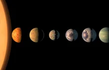 Siedem podobnych do Ziemi planet krąży tylko wokół jednej gwiazdy