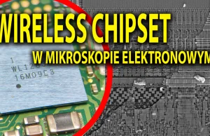 Chipset wireless pod Mikroskopem Elektronowym (SEM)