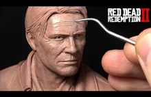 Sculpting Arthur Morgan Riding His Horse | Red Dead Redemption 2 Fan Art...