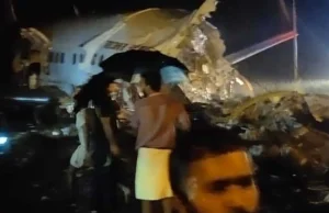 Air India Express flight en route from Dubai skids off runway while...